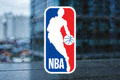 NBA联盟Logo - 红蓝相间的篮球运动员剪影
